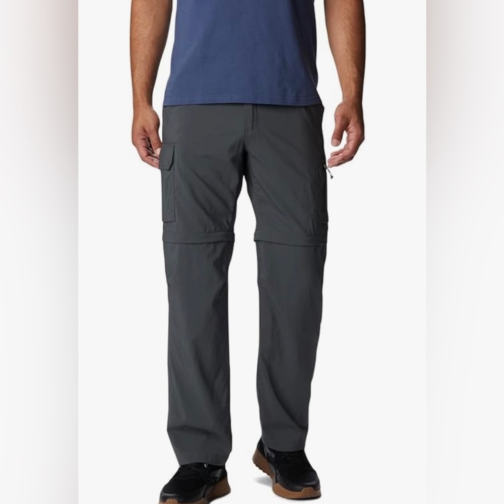 Men’s Columbia Grey Convertible Cargo Pants. NWOT. Size 44
